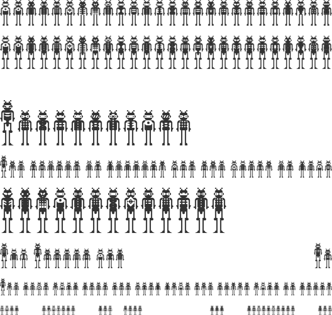 Lost Robo font preview