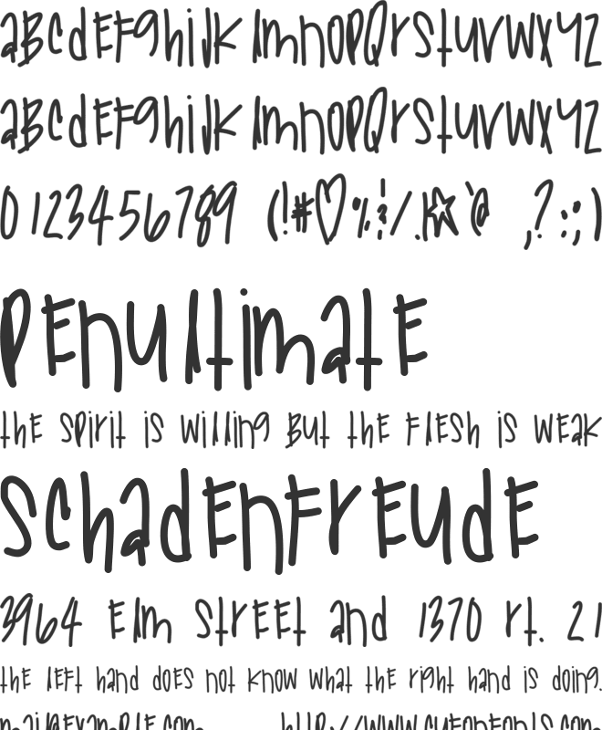 NewArcades font preview