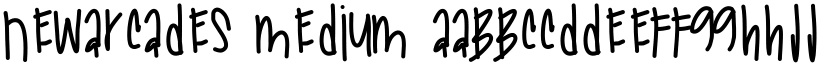 NewArcades Medium font