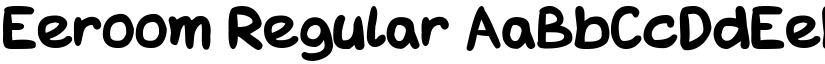 Eeroom Regular font