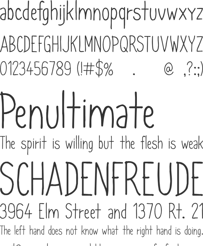 CF Simeon Marchessault font preview