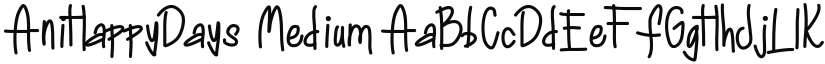 AniHappyDays font download