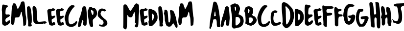 EmileeCaps Medium font
