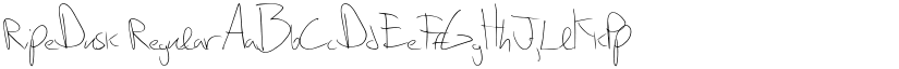 RipeDusk font download
