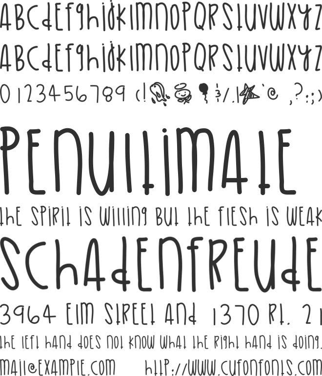 GoldenSkies font preview