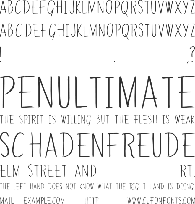 Green Surf font preview