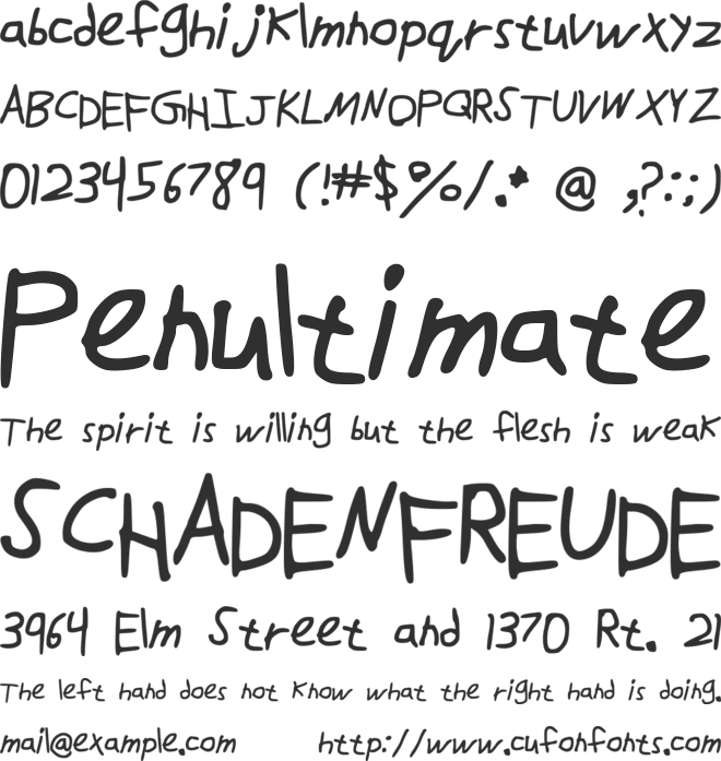 DrawFont font preview