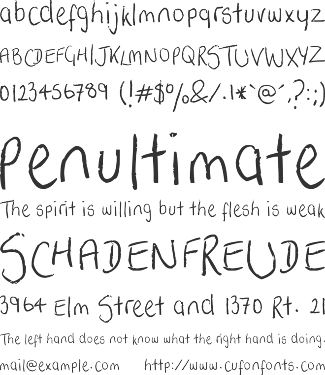 Betsilicious font preview