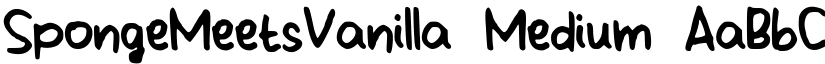 SpongeMeetsVanilla font download