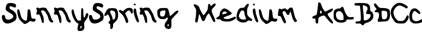 SunnySpring Medium font