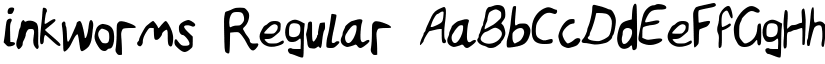 inkworms Regular font
