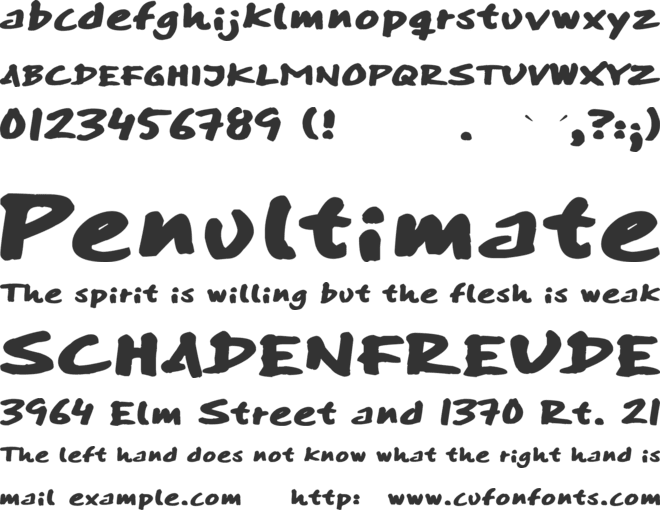 SkitserSwift font preview