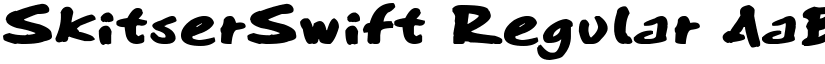 SkitserSwift Regular font