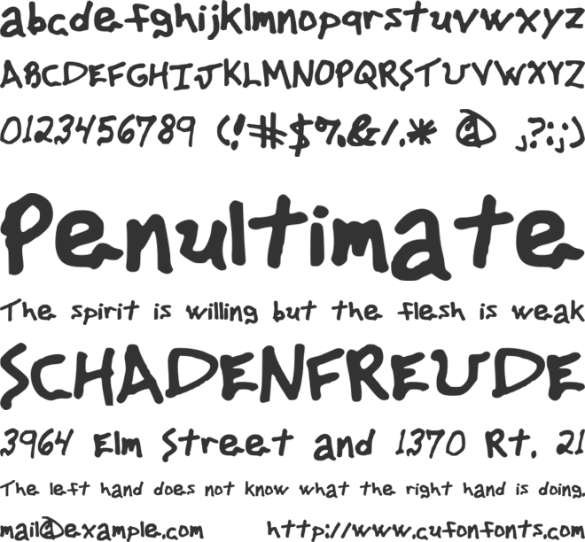 advertisingphilfont font preview