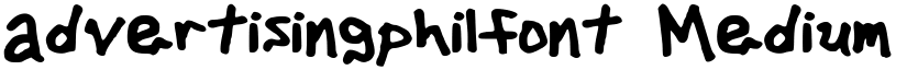 advertisingphilfont Medium font