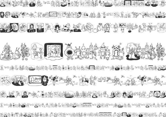 New Aliens font preview