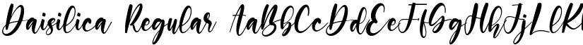 Daisilica Regular font