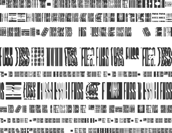 Fuss Font font preview