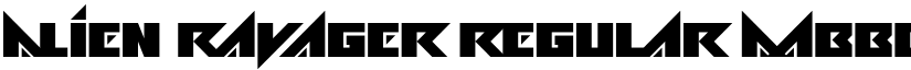 Alien Ravager Regular font