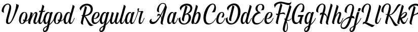 Vontgod font download