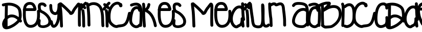 DesyMiniCakes Medium font