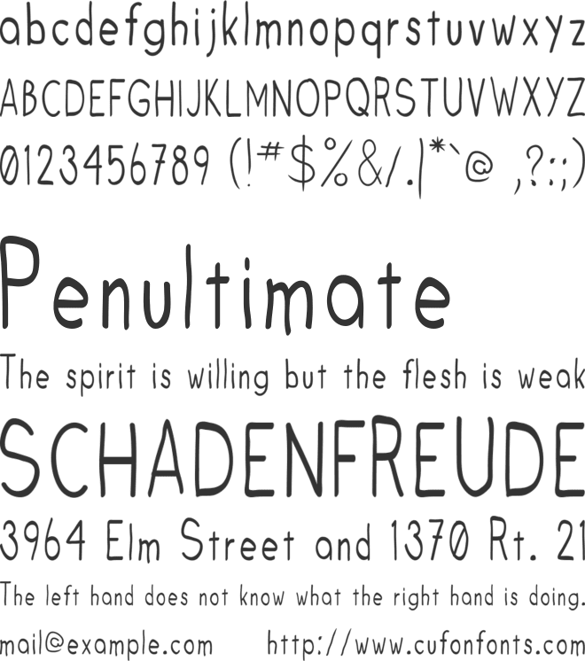 Fruit Sale font preview