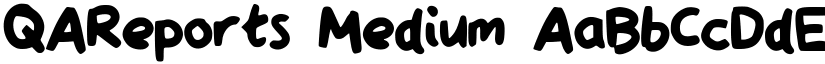 QAReports Medium font