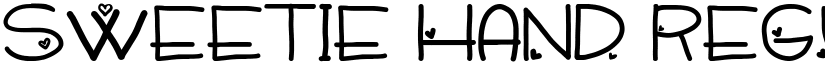 Sweetie Hand Regular font