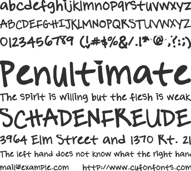 Pinky Promise font preview