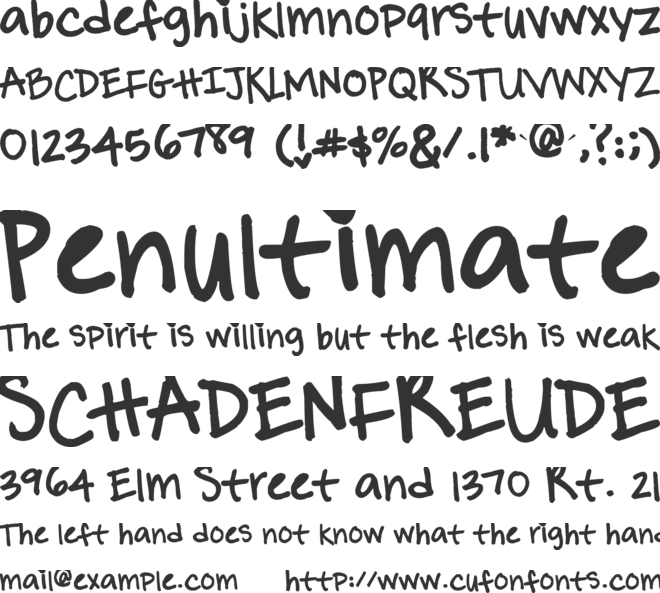 Pinky Promise font preview