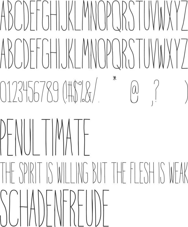 Into the Vortex font preview