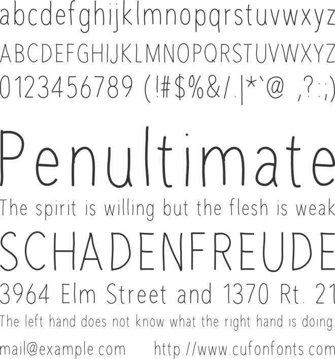 BDRouen font preview