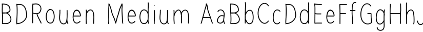 BDRouen Medium font