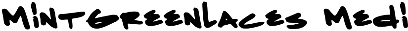 MintGreenlaces font download