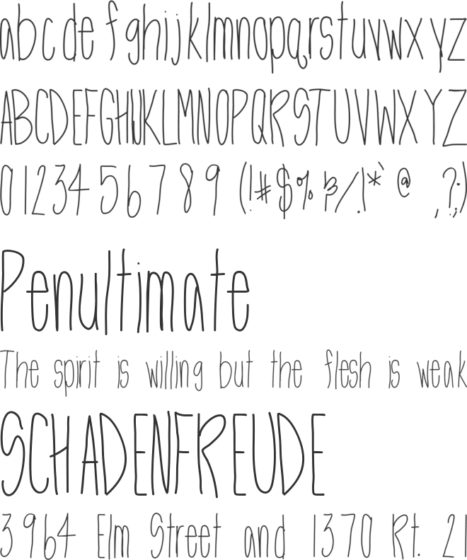 htskinnyme font preview