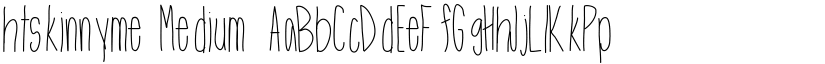 htskinnyme Medium font