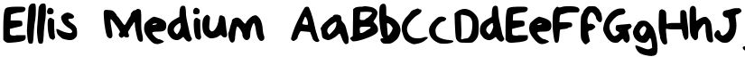 Ellis Medium font
