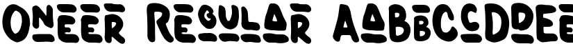 Oneer Regular font