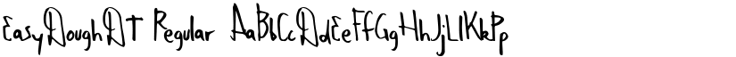 EasyDoughDT Regular font