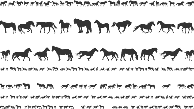 DJ Horses 1 font preview