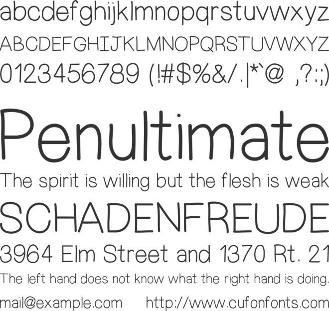 MixDemiSans font preview