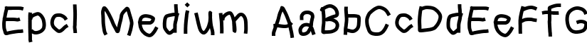 Epcl Medium font