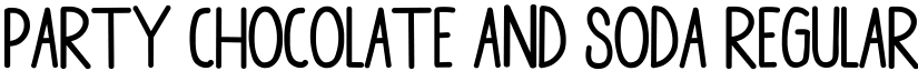 Party Chocolate and Soda Regular font