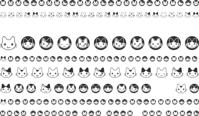 FB Nyan font preview