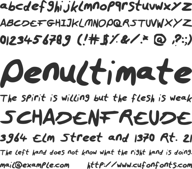 Isabelle font preview