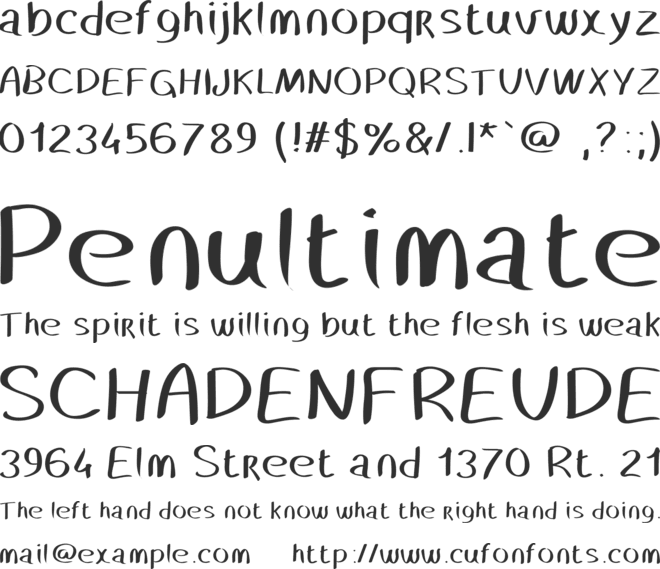 HappyNewYear2016 font preview