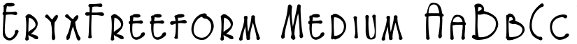 EryxFreeform font download
