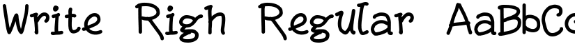 Write Righ font download