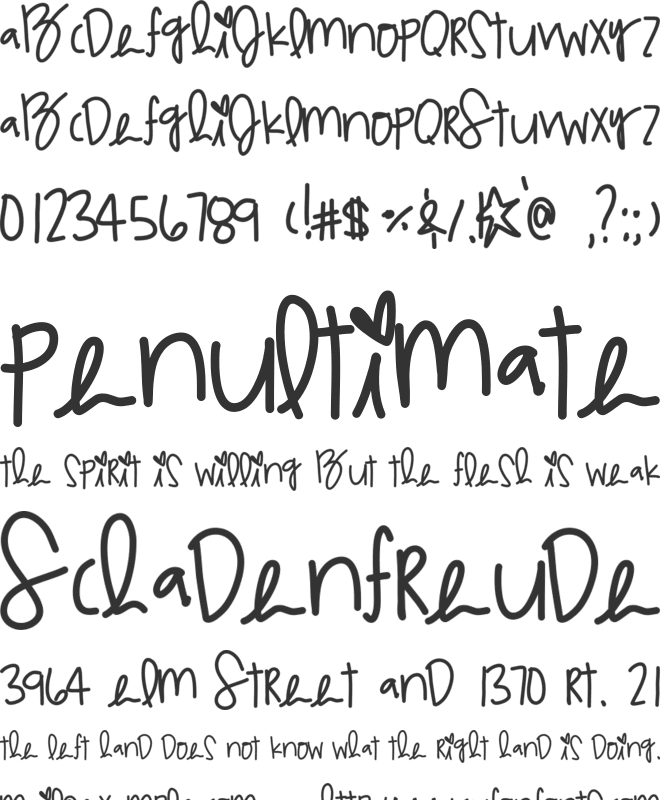 MulticolorAgilitys font preview