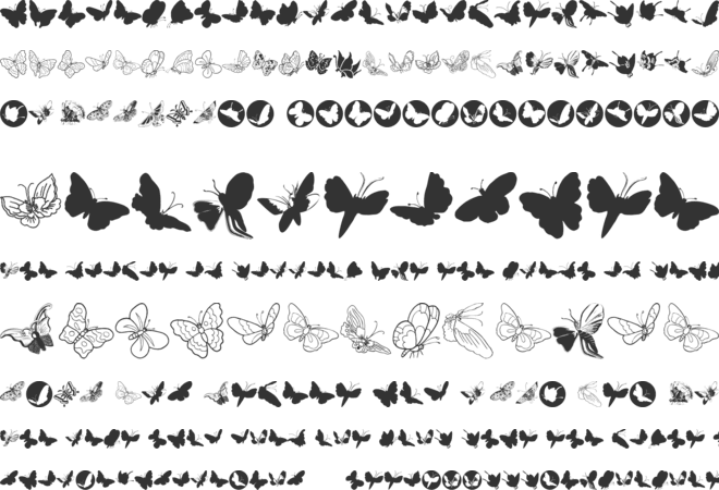 ButterFly font preview